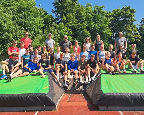 Gut gelaunt am Ende des Pfingst-Trainingslagers