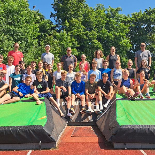 Gut gelaunt am Ende des Pfingst-Trainingslagers