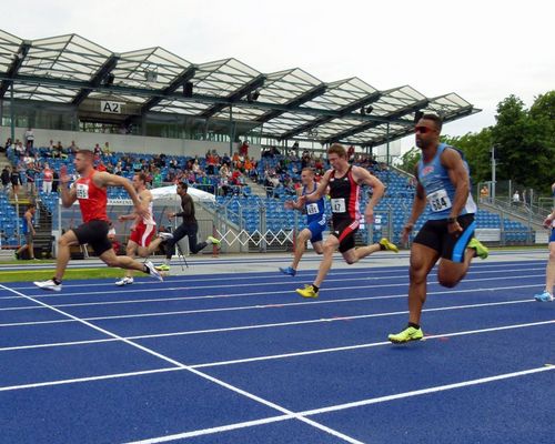 Das Frankenstadion in Heilbronn ist einmal mehr Schauplatz einer hochkarätigen Leichtathletik-Meisterschaft