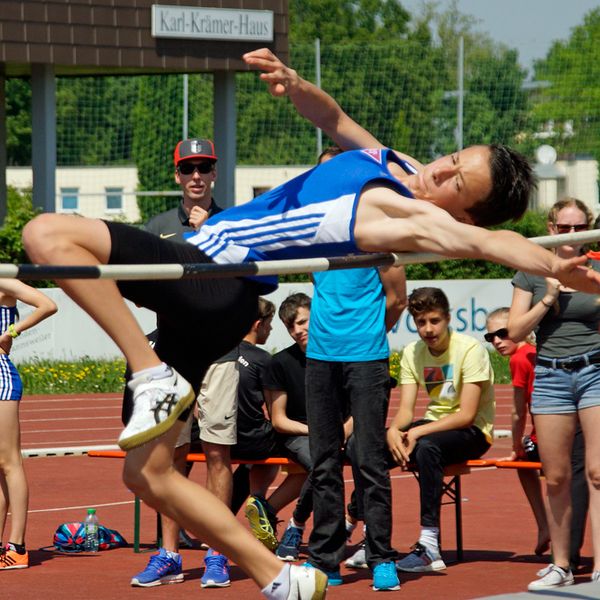 Team-Hochsprung-Cup am 5. Mai 2018 in Winnenden