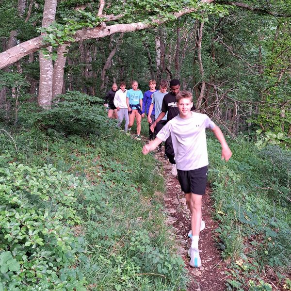 Orientierungs-Walking der Werfergruppe